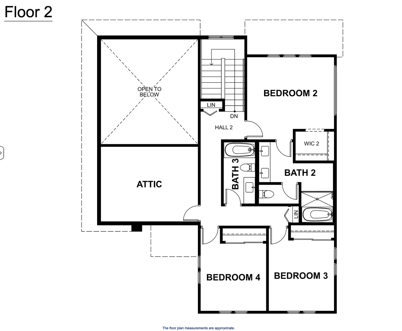 Manor floor plan — Floor 2, enlarged