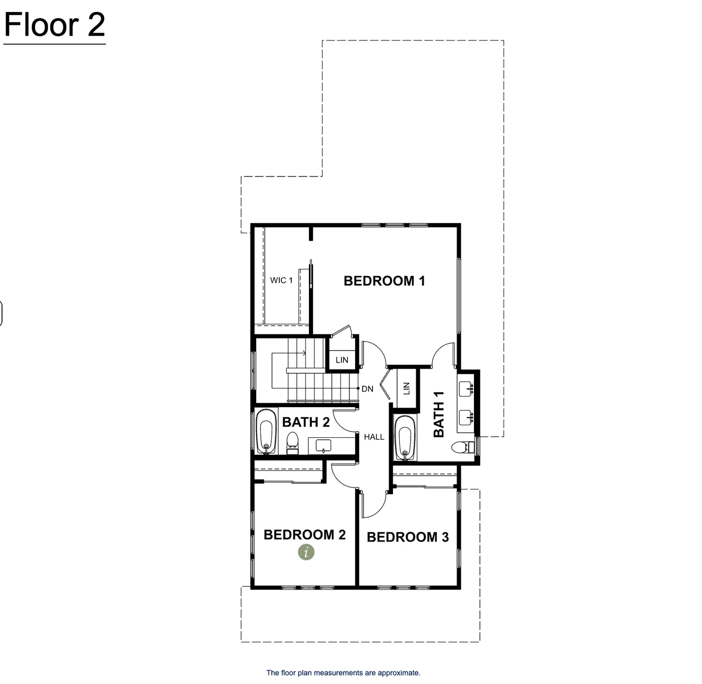 Villa floor plan — Floor 2, enlarged